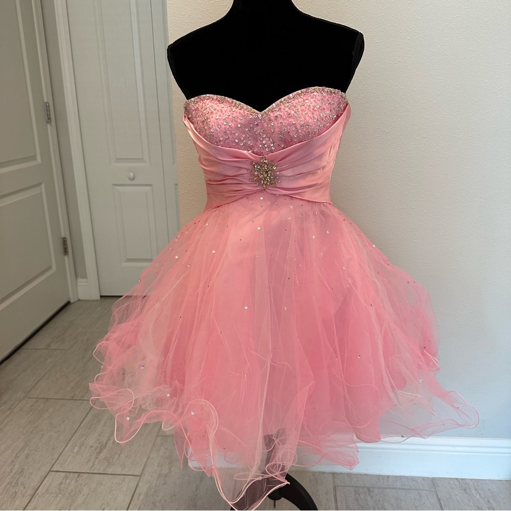 Mori Lee Pink PARTY Dress 🩷✨💎
